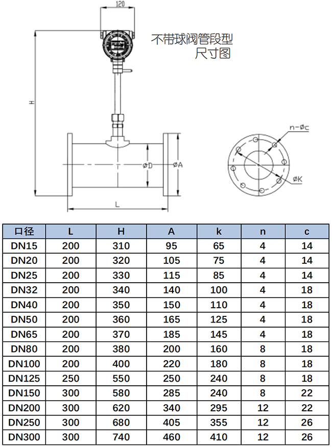 帶卡套球閥氫氣計量表尺寸圖